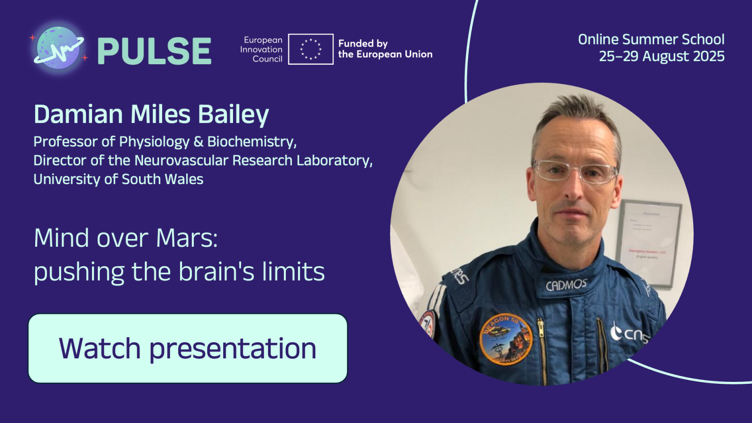 Damian Miles Bailey – Online Summer School recording