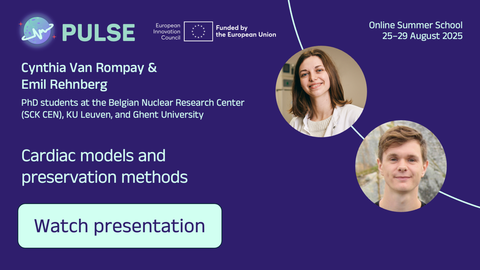Cynthia Van Rompay and Emil Rehnberg – Online Summer School recording