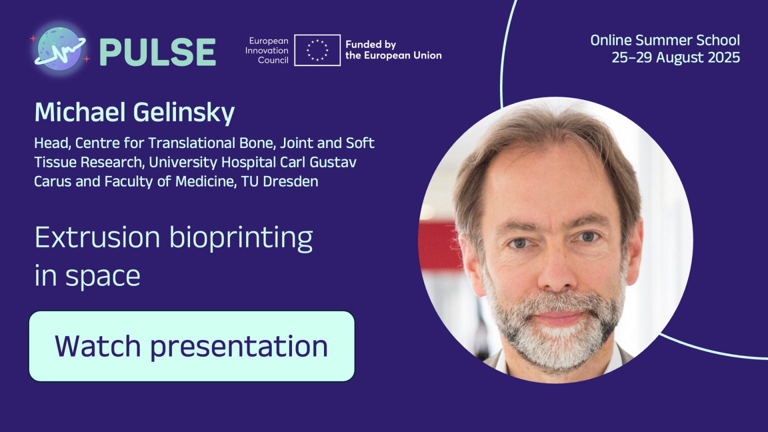 Michael Gelinsky – Online Summer School recording