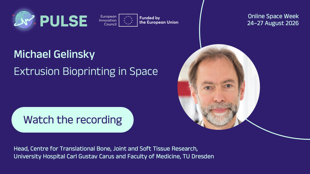 Michael Gelinsky on Extrusion Bioprinting in Space